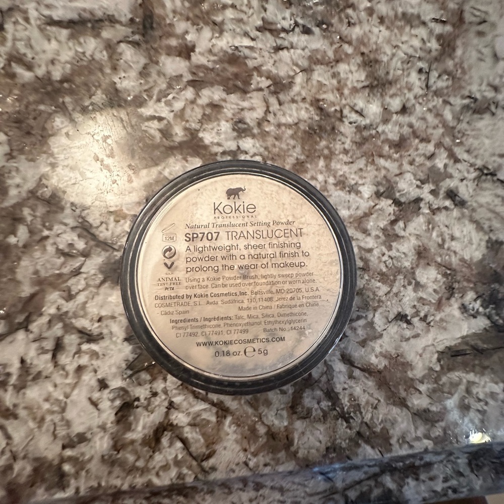 KOKIE PROFESSIONAL
Loose Setting Powder in SP707 Translucent New